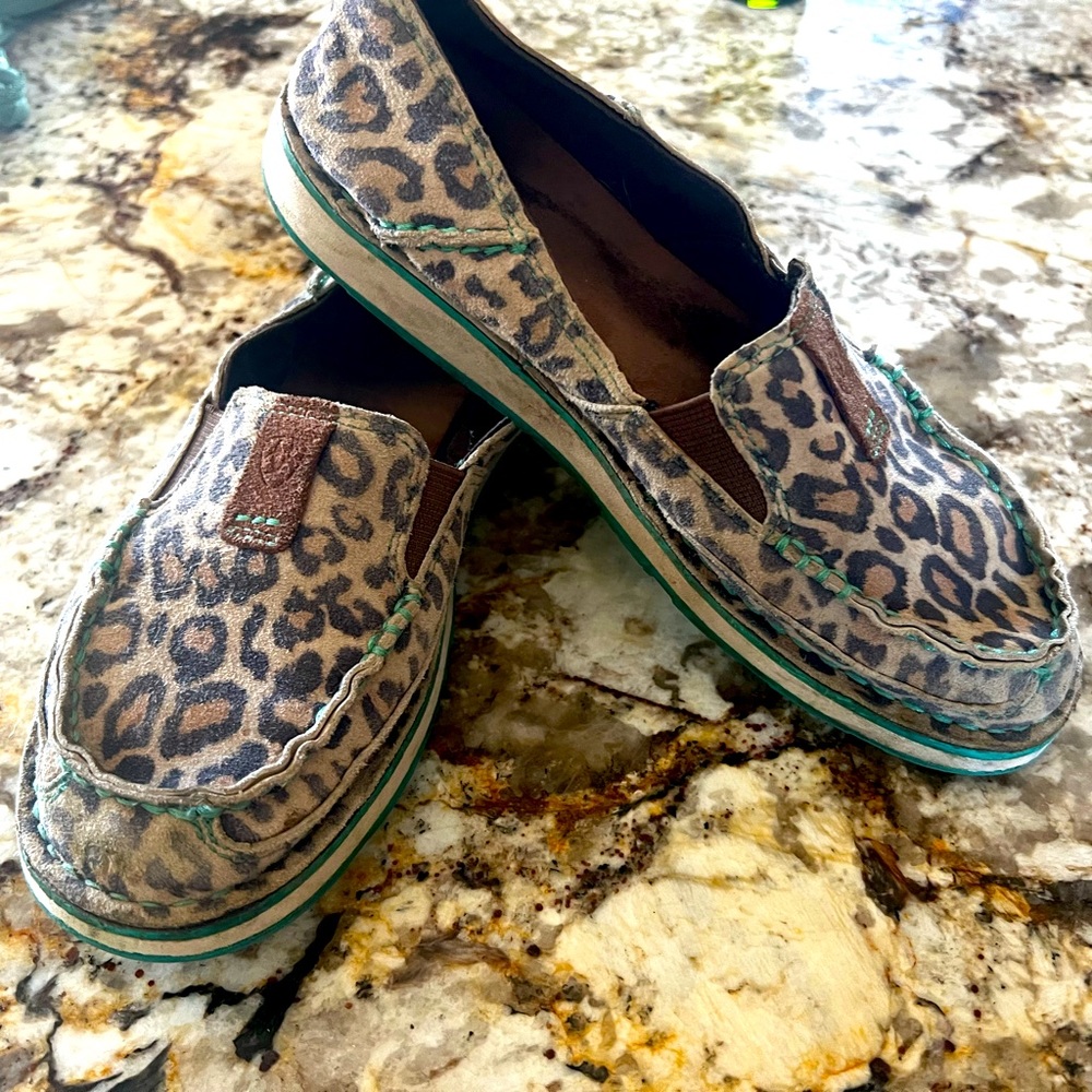 Women’s Ariat leopard print shoes